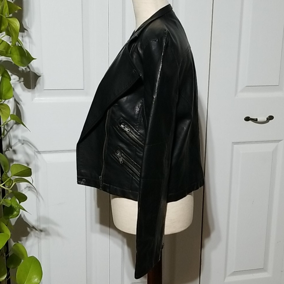 Faux Leather Jacket - Picture 3 of 9